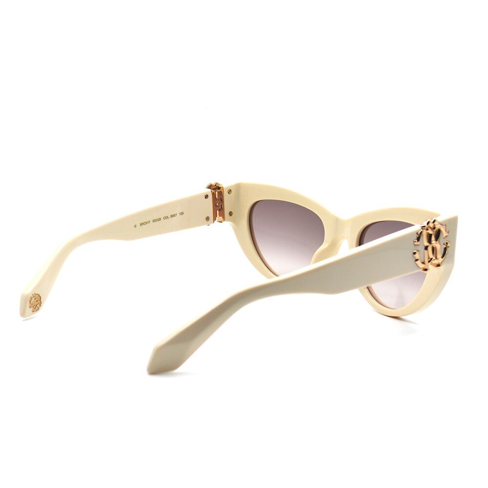 NEW ROBERTO CAVALLI SRC017M 09X7 IVORY VIOLET GRADIENT AUTHENTIC SUNGLASSES - Picture 7 of 12
